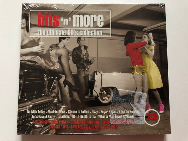 Hits 'n' More (The Ultimate 60's Collection) / No Milk Today, Black Is Black, Silence Is Golden, Dizzy, Sugar Sugar, Keep On Running, Let's Have A Party, Israelites, Ob-La-Di Ob-la-Da, When A Man Loves A Woman / Eurotrend 2x Audio CD / CD 246.498 