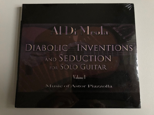 Al Di Meola – Diabolic Inventions And Seduction For Solo Guitar - Volume I (Music Of Astor Piazzolla) / in-akustik Audio CD 2007 / INAK 9080 CD