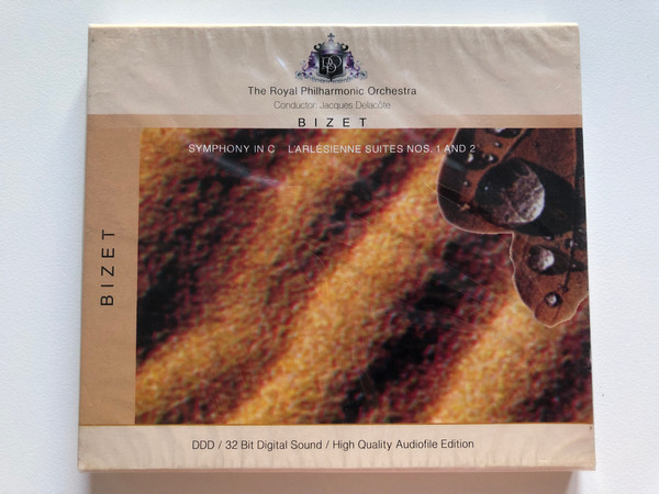 Bizet - Symphony In C, L'Arlésienne Suites Nos. 1 And 2 / The Royal Philharmonic Orchestra, Conductor: Jacques Delacôte / RPO Records Audio CD 2000 / 204449-201