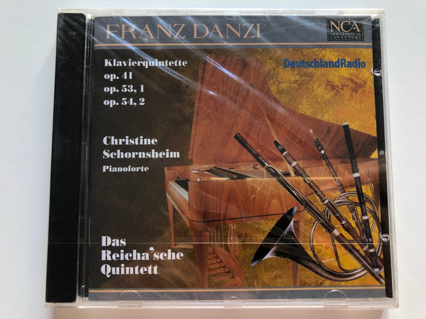 Franz Danzi - Klavierquintette op. 41, op. 53,1, op. 54,2 / Christine Schormsheim - pianoforte / Das Reicha'sche Quintett / New Classical Adventure Audio CD 2001 / 60102-215