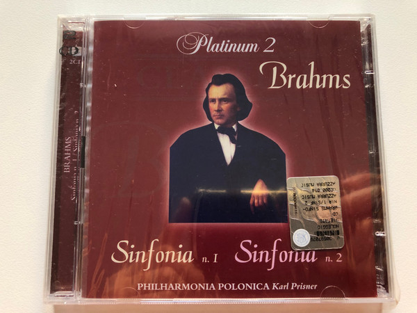 Platinum 2 - Brahms - Sinfonia n. 1, Sinfonia n. 2 / Philharmonia Polonica, Karl Prisner / Classic Art 2x Audio CD 2000 / CC 200.014 