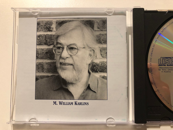 M. William Karlins - Quartet for Strings, Concerto Grosso No 1, Four Inventions and a Fugue, Song for Soprano, Reflux, Kindred Spirits / Hungaroton Classic Audio CD 2001 Stereo / HCD 32037