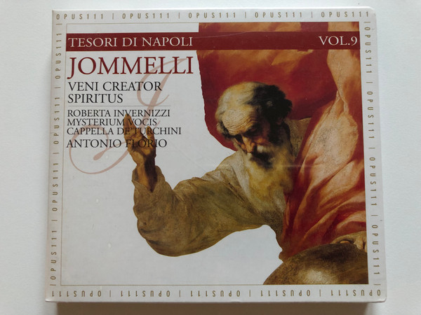 Tesori Di Napoli - Vol. 9 - Jomelli - Veni Creator Spiritus / Roberta Invernizzi, Mysterium Vocis, Cappella De'Turchini, Antonio Florio / Opus 111 Audio CD 1999 / OPS 30-254