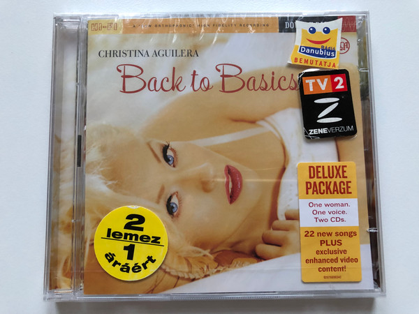 Christina Aguilera – Back To Basics / Deluxe Package / One Woman. One Voice. Two CDs. / 22 new songs Plus Exclusive Enhanced Video Content! / RCA 2x Audio CD 2006 / 82876896342