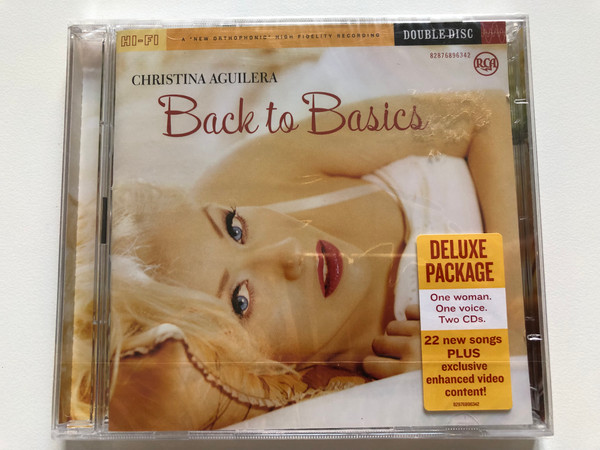 Christina Aguilera – Back To Basics / Deluxe Package / One Woman. One Voice. Two CDs. / 22 new songs Plus Exclusive Enhanced Video Content! / RCA 2x Audio CD 2006 / 82876896342