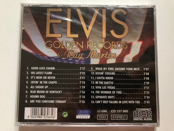 Ray Martin - Elvis Golden Records  Eurotrend CD Audio 2000 (9002986579656)