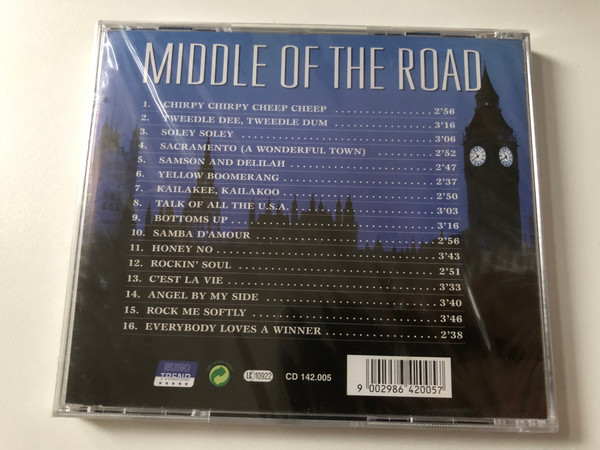Middle Of The Road / Chirpy Chirpy Cheep Cheep, Soley Soley, Tweedle Dee,Tweedle Dum, Sacramento, Samson And Delilah, Yellow Boomerang, a. m. o. / Eurotrend Audio CD / CD 142.005