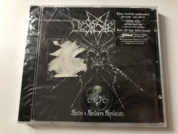 Desaster – 666 - Satan's Soldiers Syndicate / Incl. 20 min. video bonus! / Metal Blade Records Audio CD 2007 / 3984-14639-2