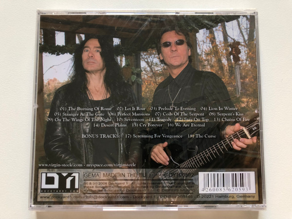  Virgin Steele – Age Of Consent  Dockyard 1 CD Audio 2008 (4260085620593)