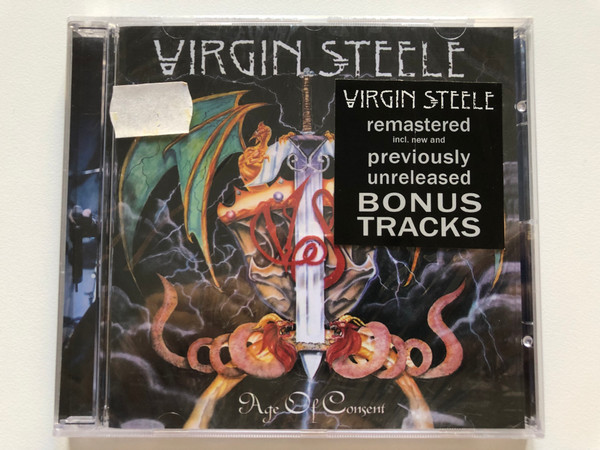  Virgin Steele – Age Of Consent  Dockyard 1 CD Audio 2008 (4260085620593)