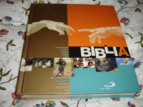 Polish Bible Colorful Handbook / BIBLIA archeologia, kultura, rodzina, religie, sens