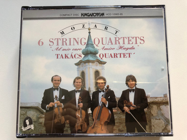 Mozart, Takács Quartet – 6 String Quartets  Hungaroton CD Audio 1991 (5991811298326)