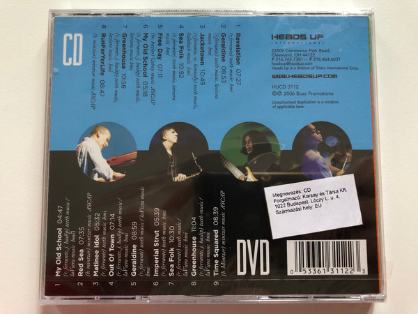 Yellowjackets – Twenty Five / 25th Anniversary Recording, Including A Free Bonus DVD!! Featuring A Complete Concert / Heads Up International Audio CD + DVD 2006 / HUCD 3112