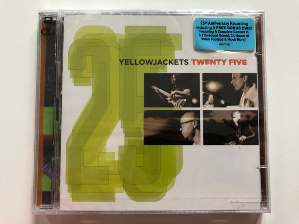 Yellowjackets – Twenty Five / 25th Anniversary Recording, Including A Free Bonus DVD!! Featuring A Complete Concert / Heads Up International Audio CD + DVD 2006 / HUCD 3112