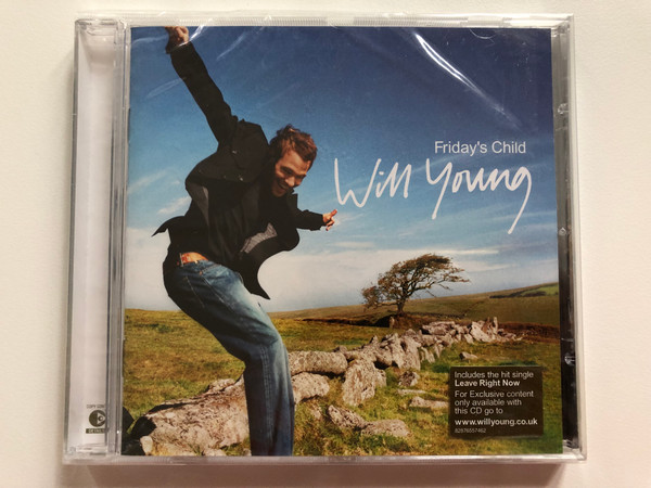 Will Young – Friday's Child / Includes the hit single 'Leave Right Now', For Exclusive content only available with this CD go to www.willyoung.co.uk / 19 Recordings Audio CD 2003 / 82876557462