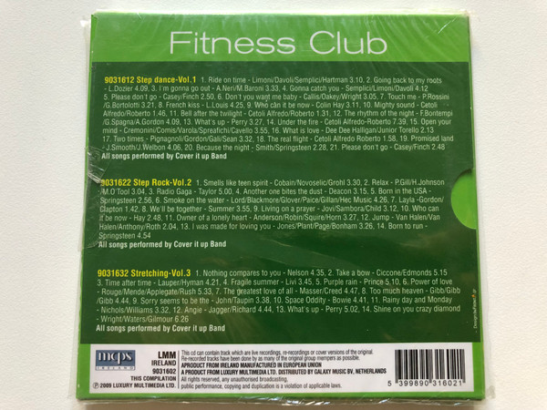 FITNESS CLUB: Step Dance. Step Rock. Streching / Luxury Multimedia Audio CD 2009