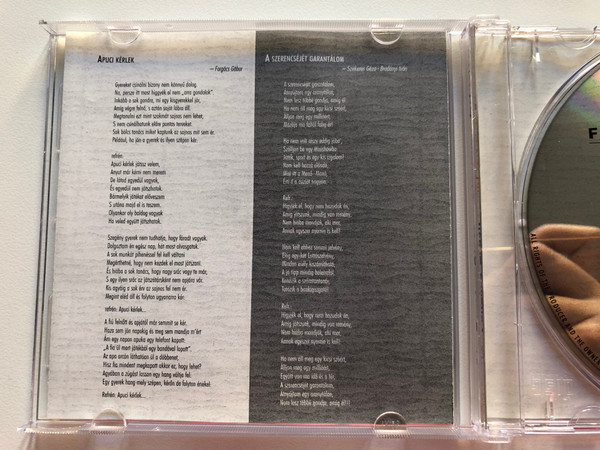 Forgács Gábor – Még Tartozom 13+1 Dallal / Szeki Graf Audio CD 1998 / SZ006