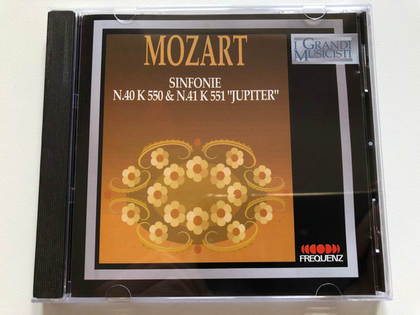 Mozart - Sinfonie N.40 K 550 & N.41 K 551 "Jupiter" / I Grandi Musicisti / Frequenz Audio CD 1989 / 045-001