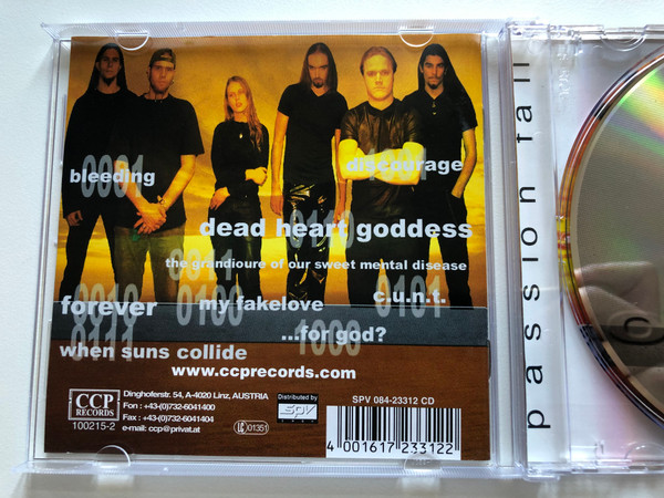 Olemus – Passion Fall / CCP Records Audio CD 2001 / CCP 100215-2 