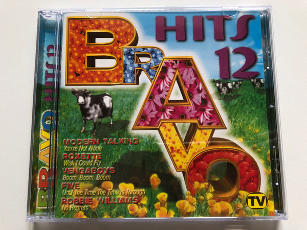 Bravo Hits 12 / Modern Talking - You're Not Alone, Roxette - Wish I Could Fly, Vengaboys - Boom, Boom, Boom, Five - Until The Time The Time Is Through, Robbie Williams - No Regrets / EMI Quint Audio CD 1999 / 520560 2