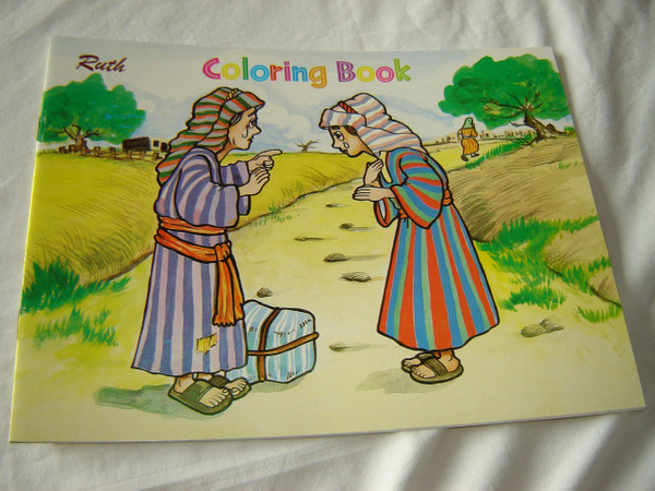 RUTH / English - Tagalog Bilingual Bible Story Coloring Book / For Pilipino Children