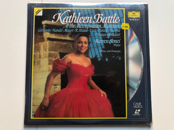 Kathleen BATTLE at The Metropolitan Museum Warren Jones Piano  Laserdisc CD Video 1991 (044007228913