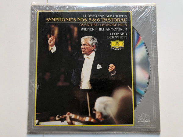 Ludwig Van Beethoven  Wiener Philharmoniker  Leonard Bernstein – Symphonies Nos. 5 & 6 Pastoral  Overture Leonore No. 3  Laser Disc CD Video 1988 (044007220115