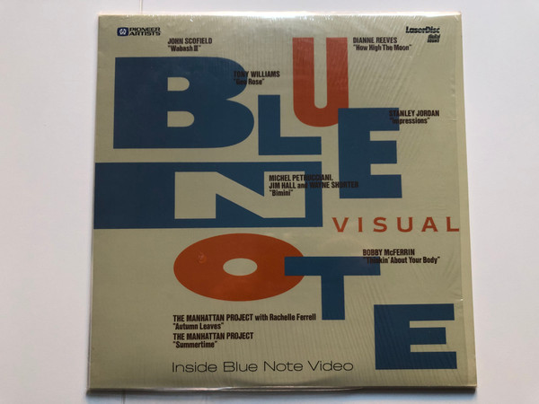 Various – Blue Note Visual - Inside Blue Note Video  LaserDisc CD Video 1991 (013023304161