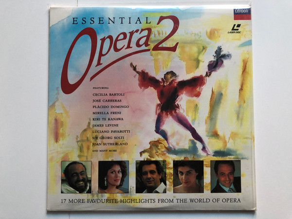 Various ‎– Essential Opera 2  Decca, PolyGram TV LaserDisc CD Video 1993 (044007125816