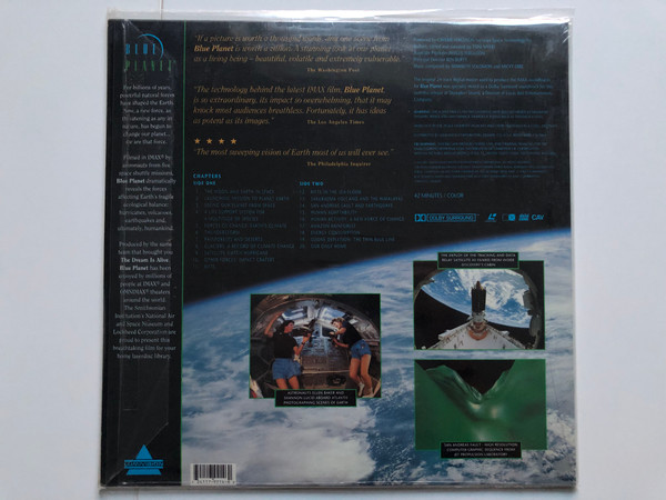  Blue Planet IMAX - Documentaries  Laser Disc CD VIdeo 1990 (724117921460