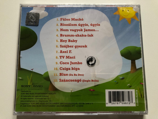 FÜLES MACKÓ ÉNEKEL (FÜLES TEDDY IS SINGING)  Sony Music CS Audio 2006 (828767598727