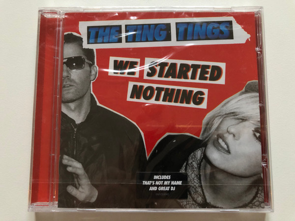 The Ting Tings – We Started Nothing / Includes 'That's Not My Name' and 'Great DJ' / Columbia Audio CD 2008 / 88697314542