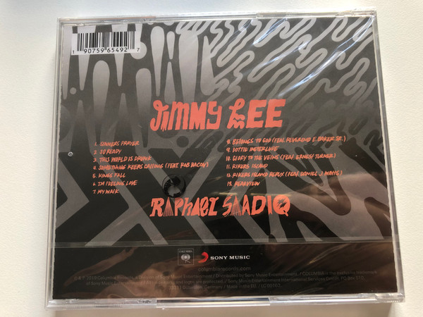 Raphael Saadiq – Jimmy Lee / Featuring ''Something Keeps Calling'' / Columbia Audio CD 2019 / 19075965492