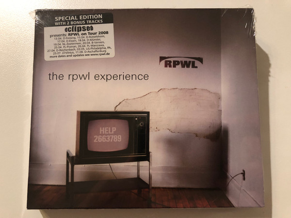 RPWL – The RPWL Experience / Special Edition With 2 Bonus Tracks / Tempus Fugit Audio CD 2008 / SPV 79720 CD