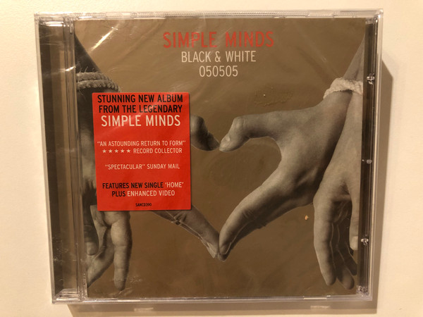 Simple Minds – Black & White 050505 / Stunning New Album From The Legendary Simple Minds / Features New Single 'Home' Plus Enhanced Video / Sanctuary Records Audio CD 2005 / SANCD390