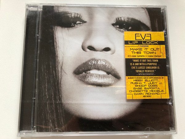 Eve – Lip Lock / Featuring 'Make It Out This Town' With Gabe Saporta of Cobra Starship / Album Features Guest Appearances By Missy Elliot, Pusha T, Juicy J, Snoop Dogg, Gabe Saporta / From The Rib Music Audio CD 2013 / RIBM 003