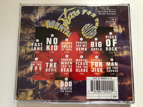 Urban Dance Squad – Mental Floss For The Globe / Virgin Audio CD / 724384092429