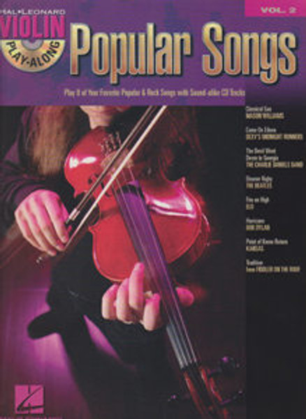 Play- Along Popular Songs Vol. 2, Play 8 of Your Favorite Popular & Rock Songs with Sound-alike CD Tracks, Sheet music and CD / Hal Leonard / 2011 