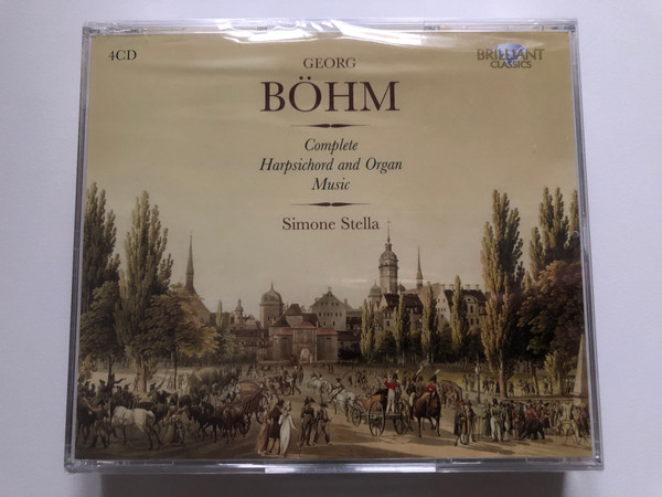 Georg Böhm - Complete Harpsichord And Organ Music - Simone Stella / Brilliant Classics 4x Audio CD 2013 / 94612