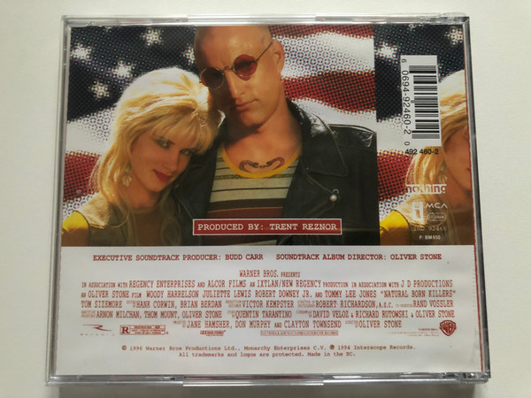 Natural Born Killers: Music From and Inspired By Natural Born Killers - An Oliver Stone Film / Nothing Records Audio CD 1994 / INTD-92460