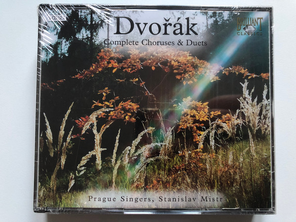 Dvořák - Complete Choruses & Duets / Prague Singers, Stanislav Mistr / Brilliant Classics 3x Audio CD / 92883