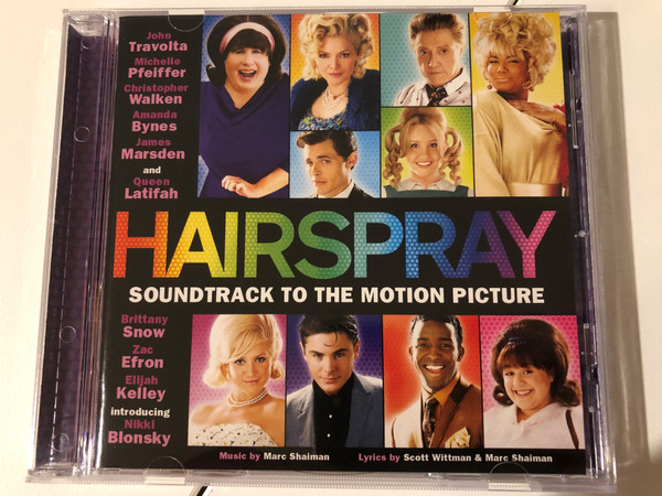 Hairspray - Soundtrack To The Motion Picture / John Travolta, Michelle Pfeiffer, Christopher Walken, Amanda Bynes, James Marsden and Queen Latifah, Brittany Snow, Zac Efron, Elijah Kelley / Decca Audio CD 2007 / 475 9348