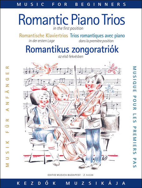 Romantic Piano Trios in the first position, score and parts / Transcribed and edited by Pejtsik Árpád, Zempléni László / Editio Musica Budapest Zeneműkiadó / 2003 / Romantikus zongoratriók az első fekvésben partitúra és szólamok / Átírta és közreadja Pejtsik Árpád, Zempléni László