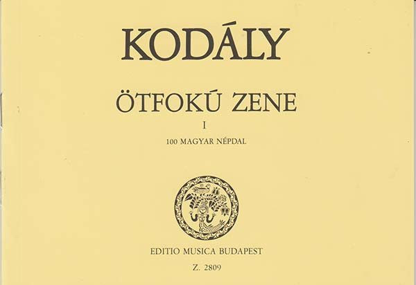Kodály Zoltán: Pentatonic Music 1 / 100 magyar népdal / Editio Musica Budapest Zeneműkiadó / 1958 /  Kodály Zoltán: Ötfokú zene 1 / 100 magyar népdal