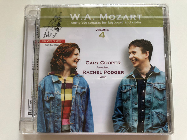 W. A. Mozart - Complete Sonatas For Keyboard And Violin Volume 4 / Gary Cooper - fortepiano, Rachel Podger - violin / Channel Classics SACD 2007 / CCS SA 24607