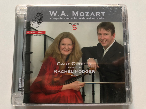 W.A. Mozart - Complete Sonatas For Keyboard And Violin - Volume 5 / Gary Cooper - fortepiano, Rachel Podger - violin / Channel Classics SACD 2008 Stereo / CCS SA 25608