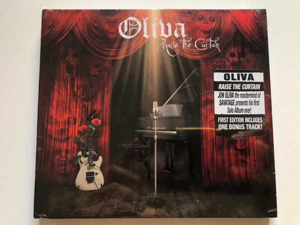 Oliva – Raise The Curtain / Jon Oliva the mastermind of Savatage presents his first Solo Album ever! / First Edition Includes One Bonus Track! / AFM Records Audio CD 2013 / AFM 287-9