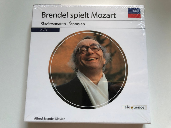 Brendel Spielt Mozart - Klaviersonaten, Fantasien - Alfred Brendel (klavier) / Eloquence / Decca 7x Audio CD 2016, Box Set / 482 4476