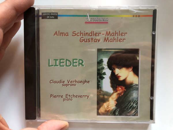 Alma Schindler-Mahler, Gustav Mahler - Lieder / Claudie Verhaeghe - soprano, Pierre Etcheverry - piano / All at Once Music Audio CD 2000 Stereo / AAOC-94452