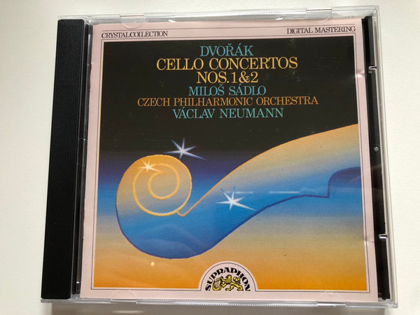 Dvořák - Cello Concertos Nos. 1 & 2 / Miloš Sádlo, Czech Philharmonic Orchestra, Václav Neumann / Crystal Collection / Supraphon Audio CD 1988 Stereo / 11 0631-2
